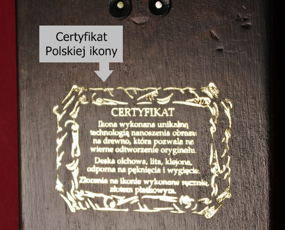 Certyfikat polskiej ikony